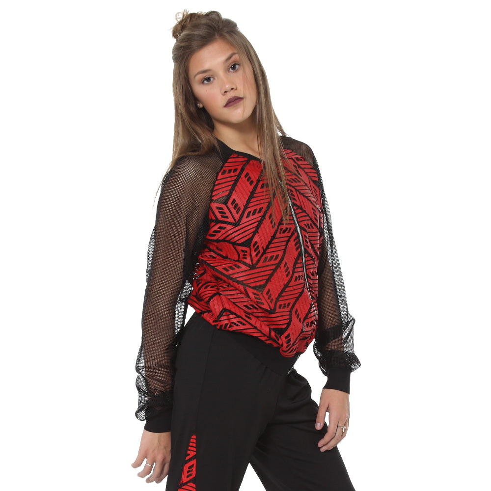 Chevron Pleather Bomber Jacket