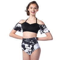 Clara Off The Shoulder Halter Ruched Bra