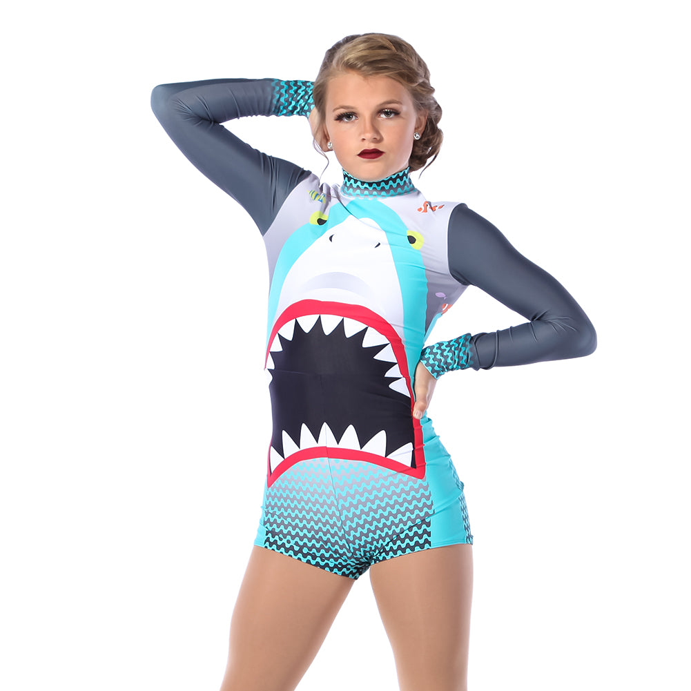 Youth Baby Shark Biketard