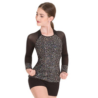 Youth Iridescent Sequin Long Sleeve Top