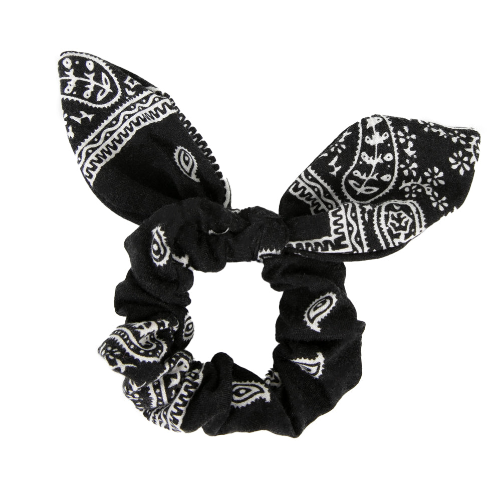 Knotted Bow Bandana Hair Scrunchie