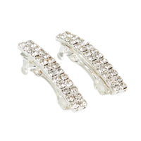 Rhinestone Barrette Pair