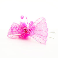 Flower Beaded Hair Pins- 2 Pack