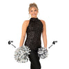 Just For Kix 6" Solid Metallic Pom – High-Energy, Lightweight Cheer & Dance Pom (Sold Individually)