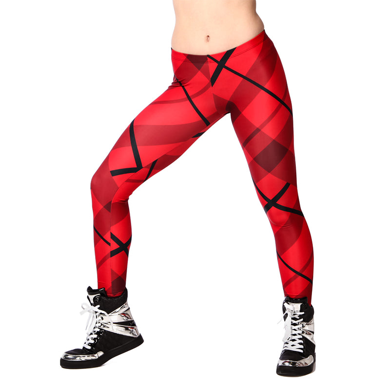 Red Plaid Legging