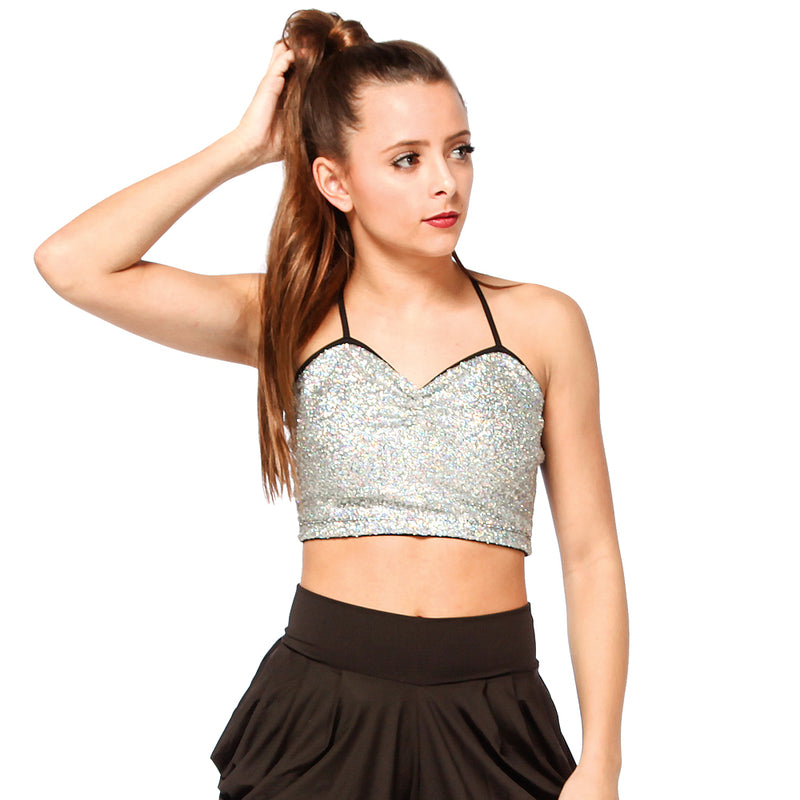 Sequin Cami Bra