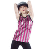 Youth Striped Sequin Tank