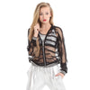 Alexandra Mesh Stripe Jacket