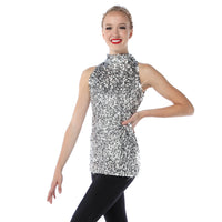 Alexandra Mock Neck Sequin Tank