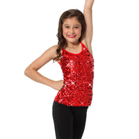 Alexandra Youth Sequin Camisole Tank