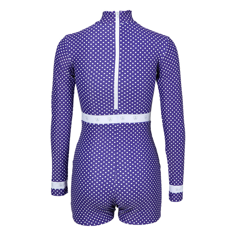 Alexandra Reign in Purple Biketard