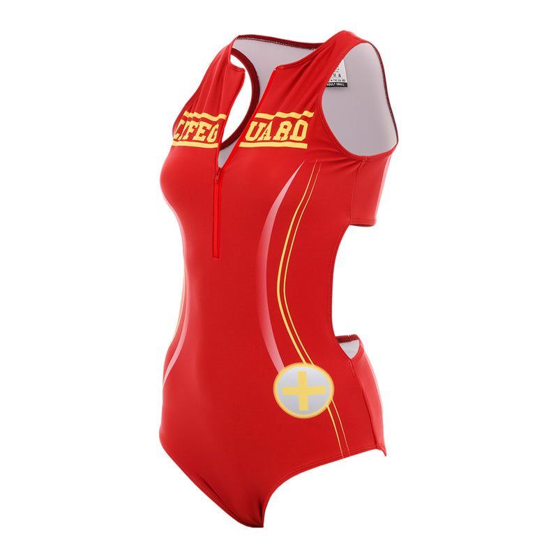 Lifeguard Zipper Front Leotard