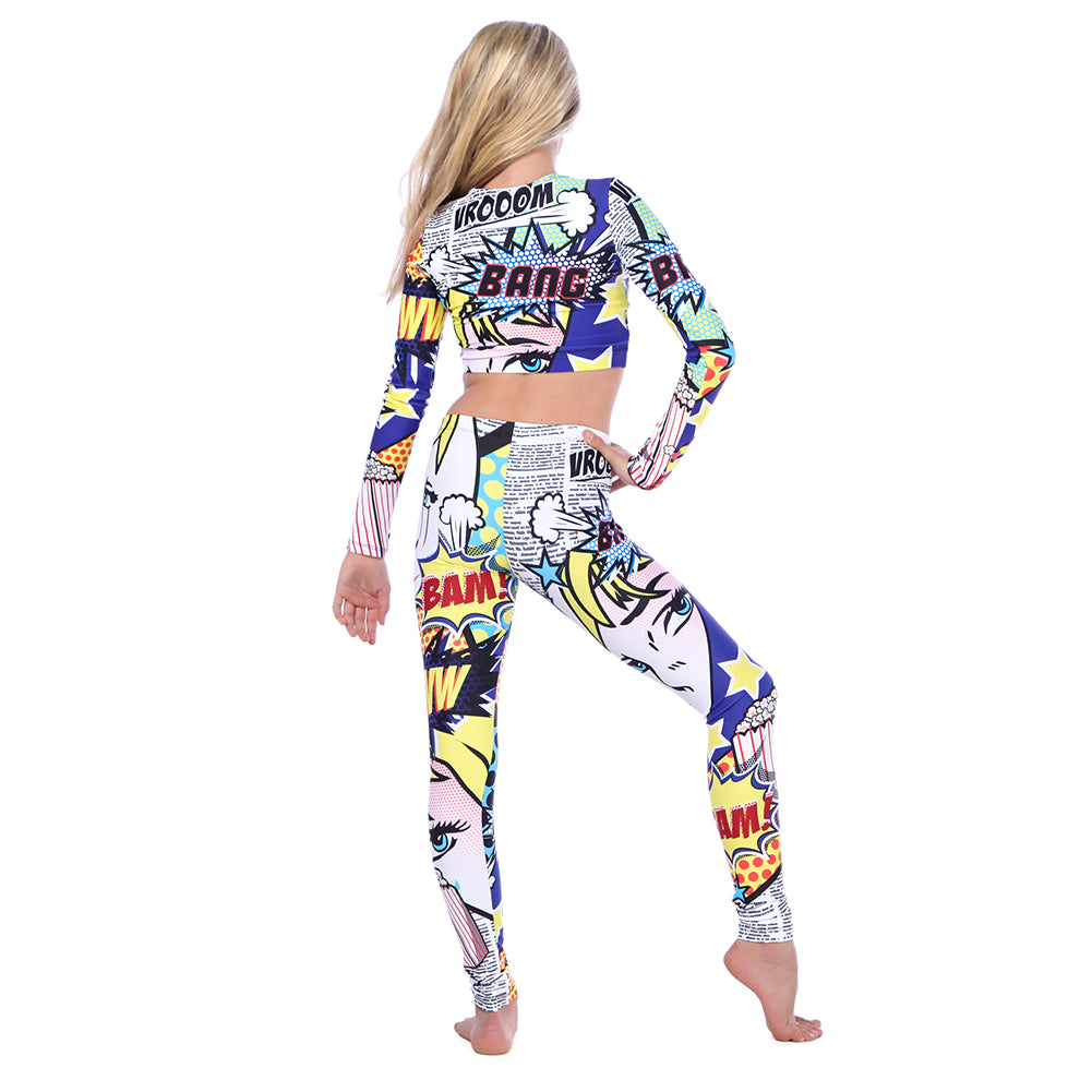 Royal Pop Art Leggings