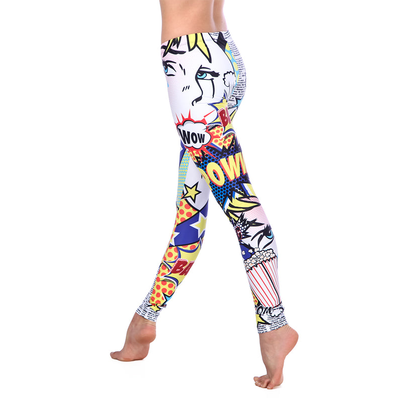 Royal Pop Art Leggings