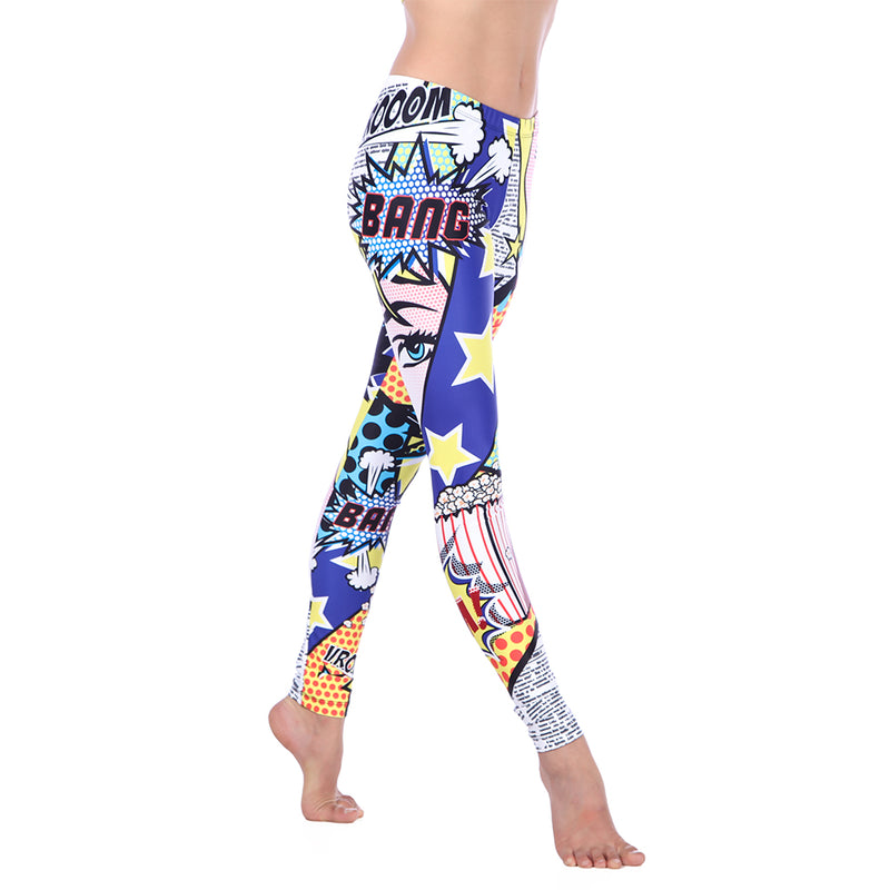 Royal Pop Art Leggings