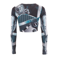 Robot Crop Top