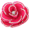 Rhinestone Flower Clip