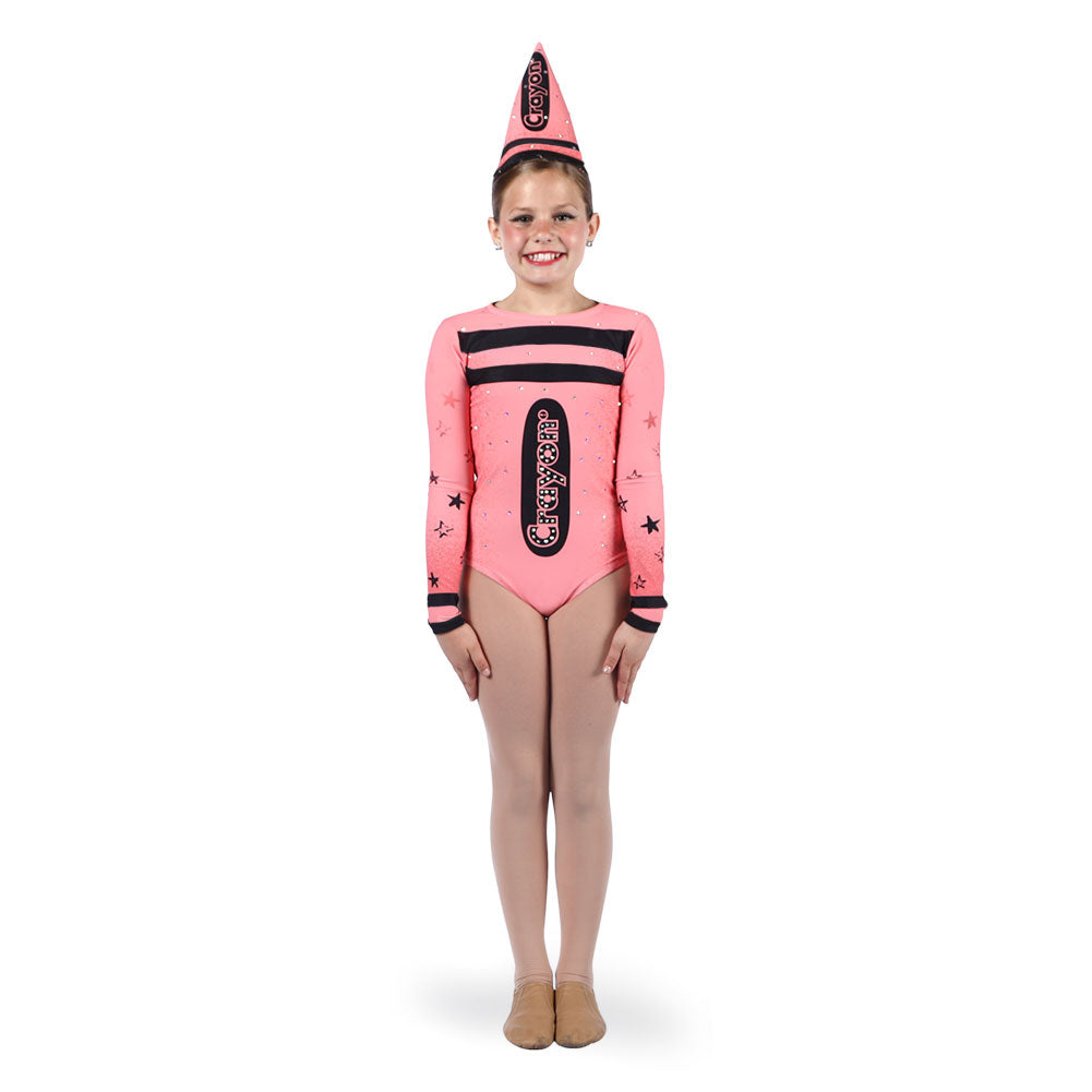 Crayon Long Sleeve Leotard