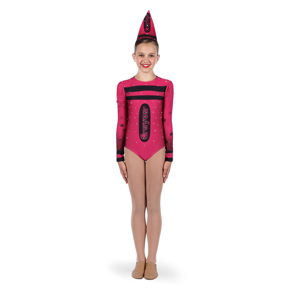 Crayon Long Sleeve Leotard