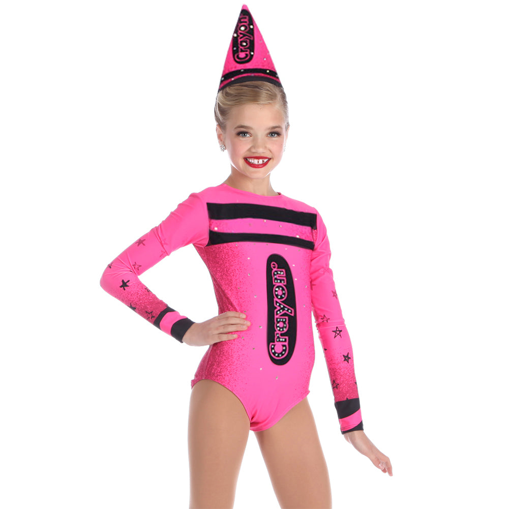 Crayon Long Sleeve Leotard