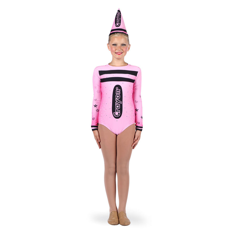 Crayon Long Sleeve Leotard