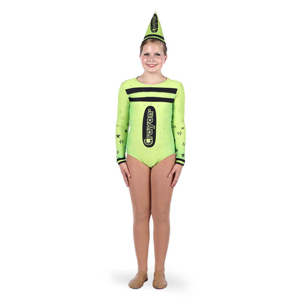 Crayon Long Sleeve Leotard