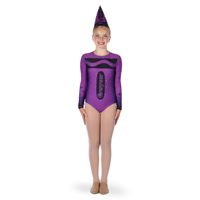 Crayon Long Sleeve Leotard