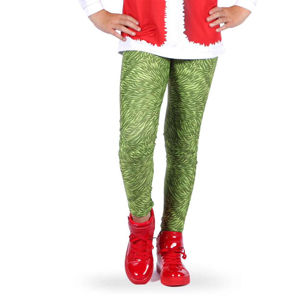 Grumpy Grouch Christmas Leggings