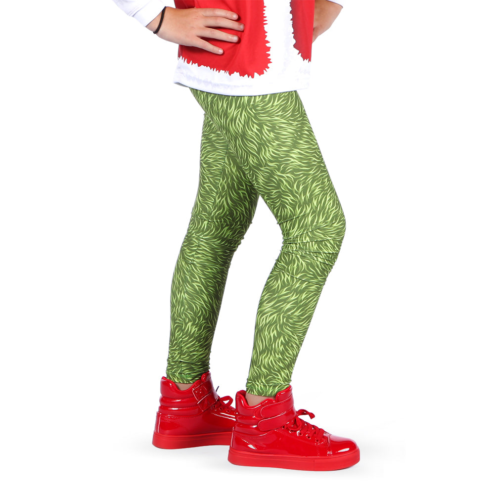 Grumpy Grouch Christmas Leggings