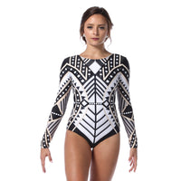 Deco Long Sleeve Leotard