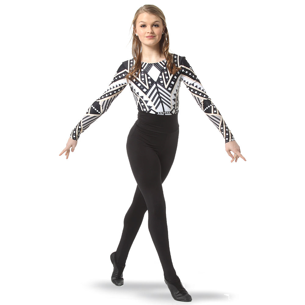 Deco Long Sleeve Leotard