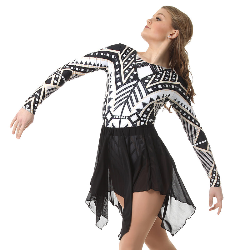 Youth Deco Long Sleeve Leotard