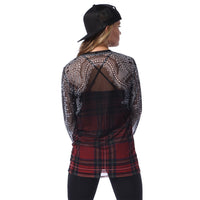 Punk Rock Princess Mesh Long Sleeve Tee