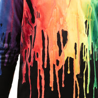 Colorful Paint Drip Long Sleeve Tee