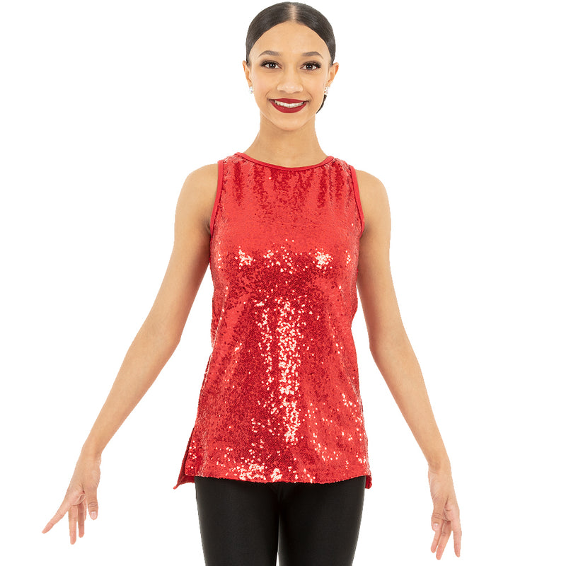 Sequin Tunic Top