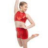 Kids Sequin High Waist Short