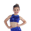 Kids Sequin Mesh Sweetheart Bra