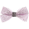 Rhinestone Bow with Contrast Trim