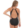 Scoopneck X-Back Mesh Panel Leotard