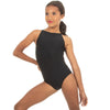 Youth Scoopneck X-Back Mesh Panel Leotard