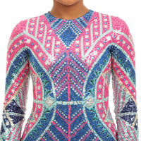 Youth Walk the Walk Sequin Leotard