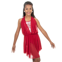 Alexandra Girls Sequin Lyrical Dress