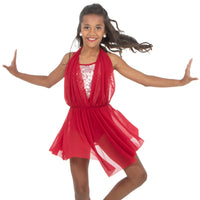 Alexandra Girls Sequin Lyrical Dress