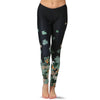 Womens St Patrick Lucky Clover Festive Leggings