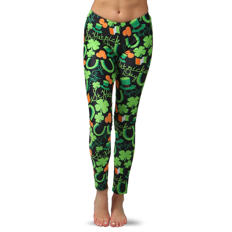 St.Patrick's Day Irish Lucky Leggings