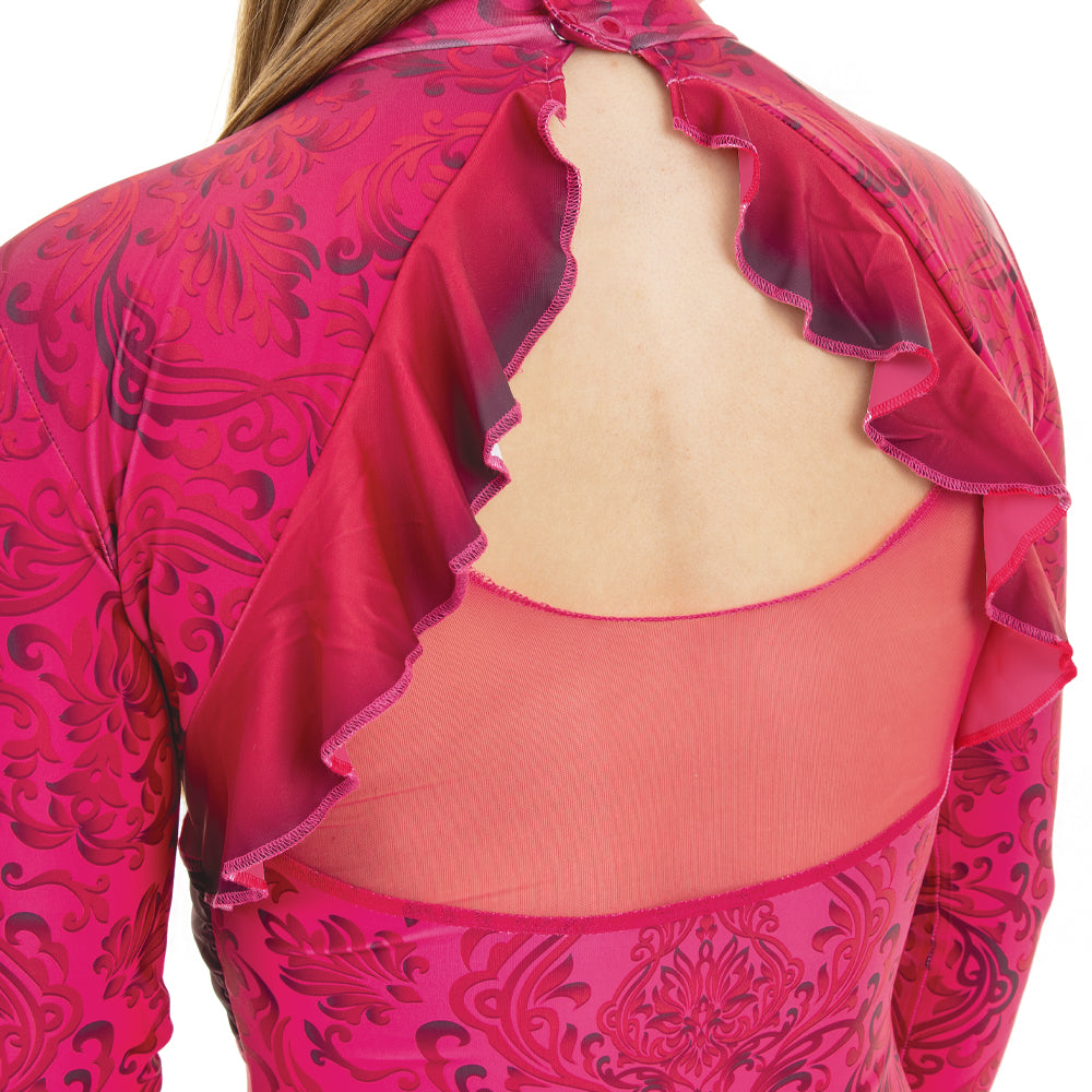 Damask Long Sleeve Leotard