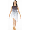 Youth Ombre Asymmetrical Overdress