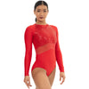 Youth Sweetheart Sequin Mesh Panel Leotard