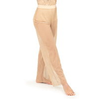 Power Mesh Wide Leg Pant with Attached Brief