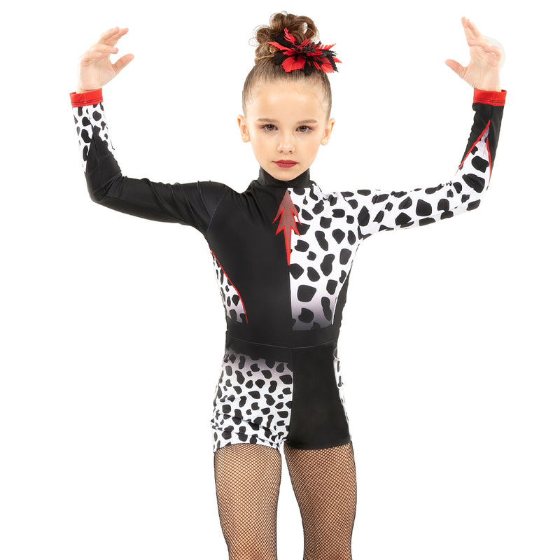 Youth Dalmatian Diva Biketard